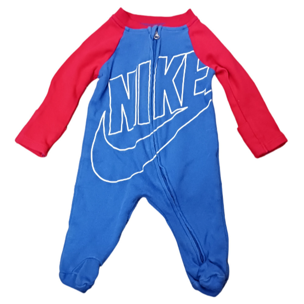 Nike Baby Sportswear Graphic Footed Coverall Game Royal/Red Size Newborn New